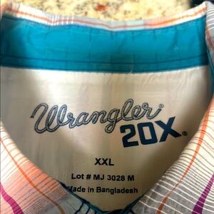 Wrangler Men's Multicolor Plaid Shirt